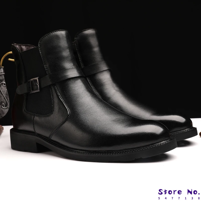 black boot shoes mens