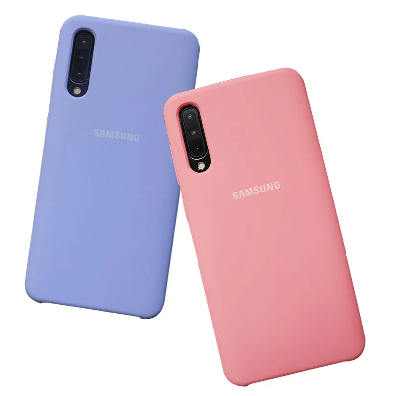 Samsung A8 2018 Чехол Оригинальный жидкий силикон мягкий защитный чехол накладка из