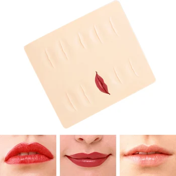 

3D Stereo Tattoo Practice Skin Cosmetics Permanent Makeup Silicone Lip Practice Leather Tattoo Practice Accessories