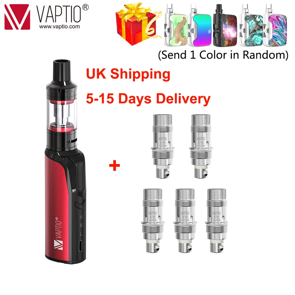 

Send from UK!! elektronik sigar Vaper kit 30W Vaptio Cosmo kit pod 1500mah&2.0ml built-in Mod vape battery vape pen e cigarette