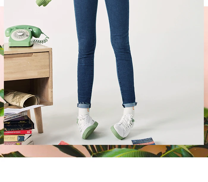 SEMIR обтягивающие брюки женские черные джинсы новые осенние и зимние штаны с низкой талией с изображением кота джинсовые Брендовые женские брюки