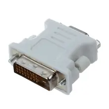 Адаптер semoic DVI (DVI - D 24 1) для разъема VGA (15-pin) Адаптер semoic DVI (DVI - D 24 1) для разъема VGA (15-pin)