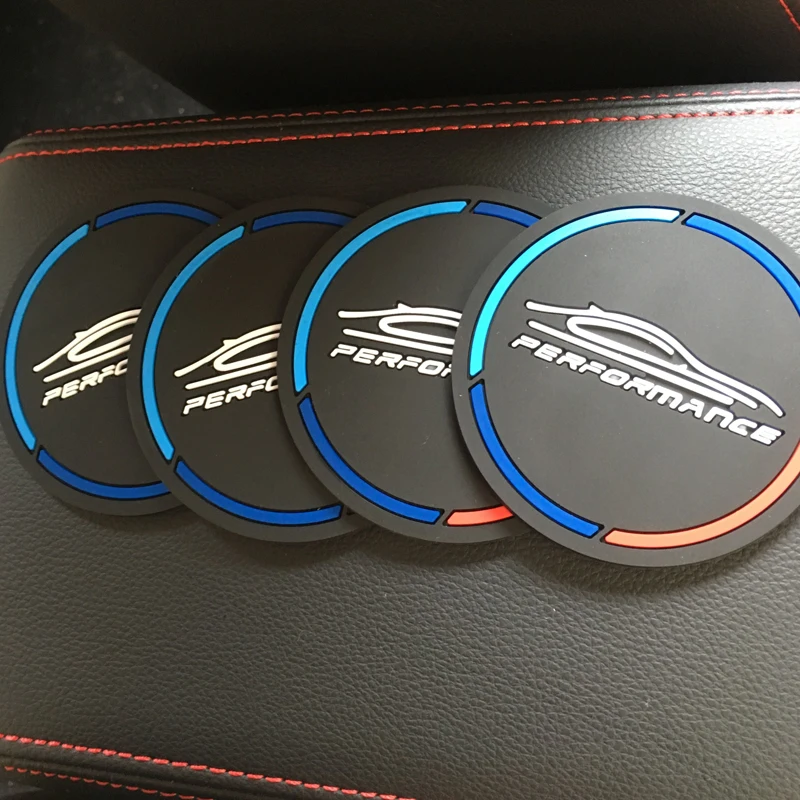 2 Pcs Car Silica Gel Cup Mat Universal Non-slip Water Cup Bpttle Holder Cushion Auto Gadgets Mat and Accessories