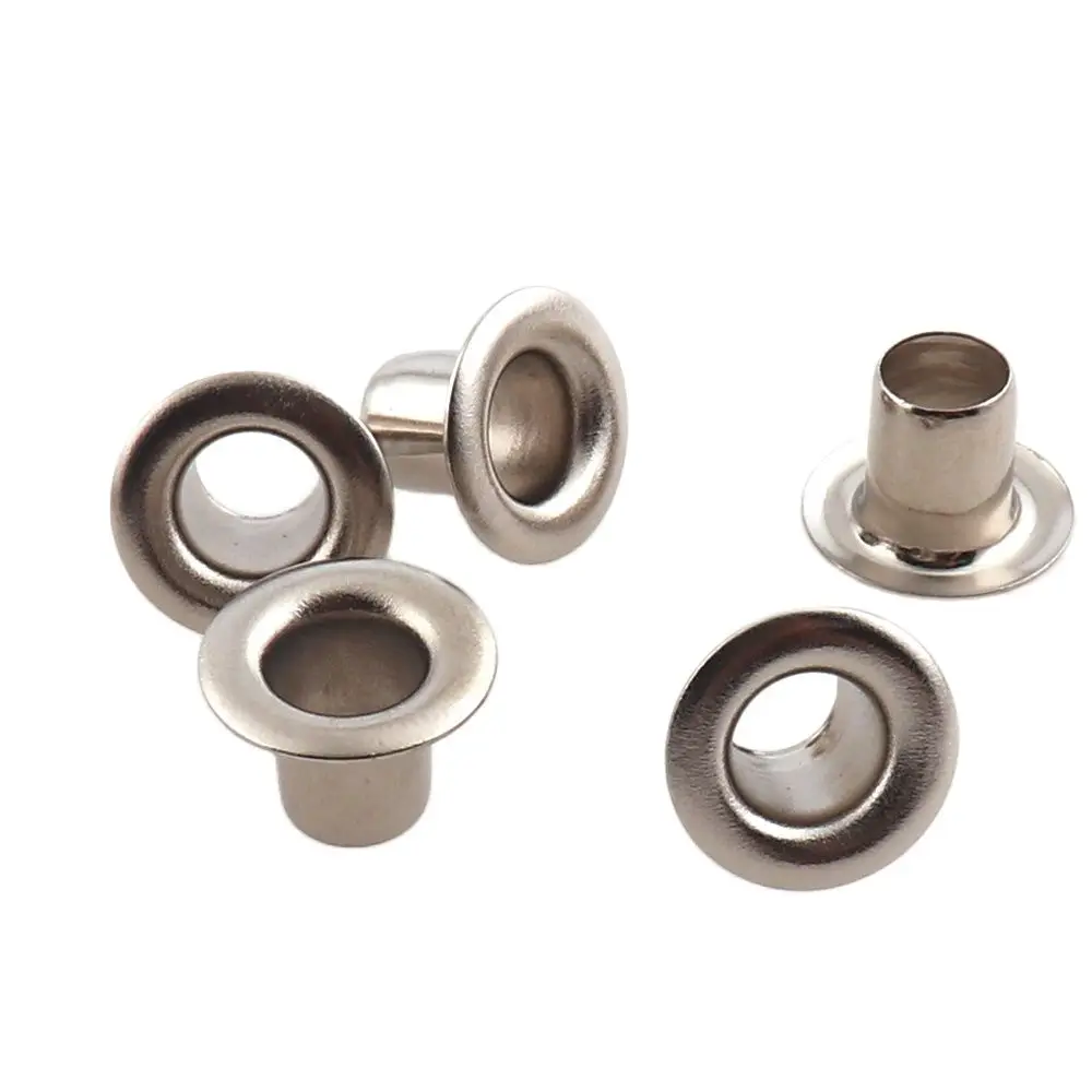 50/100sets Mental Eyelets Grommets 12*6*8mm For Leather Craft DIY Shoes Jewelry Parts