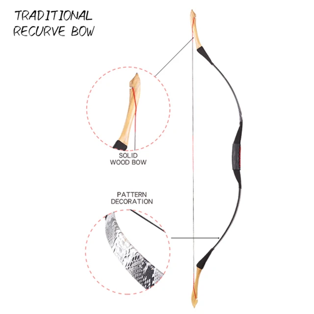 US $54.73 Traditional Archery Recurve 40lbs Straight Long Arrows Shooting Hunting Game Outdoor