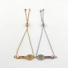 10 шт. Романтический микро проложить Радуга CZ Кристалл капли воды браслет для женщин модные ювелирные изделия подарок BG336