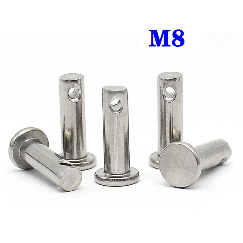 Плоская головка с отверстиями M8 GB882 pins axis 5 шт. цилиндрические позиционирующие