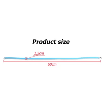 

ABS+Silicon Light bar​ 2pcs Blue / Amber Flexible Led Turn Signal Strip