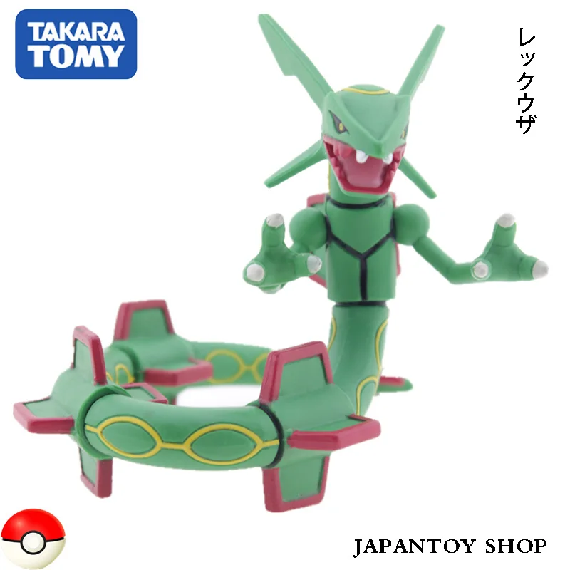 Фигурки покемонов Takara Tomy Tomica monglue Ex Sun Moon Rayquaza Ehp10 Поп аниме детские игрушки