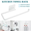 Kitchen Paper Roll Holder Towel Hanger Rack Bar Cabinet Rag Hanging Holder Bathroom Organizer Shelf Toilet Paper Holders ► Photo 2/6