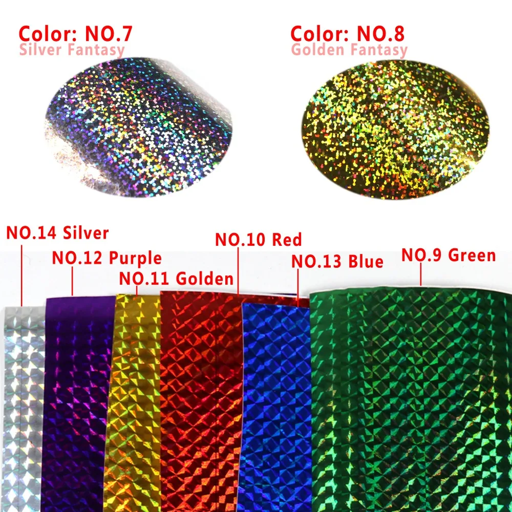 4/6pcs Fishing Hard Bait Sticker Holographic Adhesive Film Flash Type for Saltwater Fishing Lure Making 10X10/10X20cm