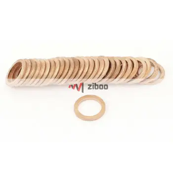 

50Pcs 13x18x2mm Tattoo Machine Copper Crush Washer Flat Ring 16MPa 1083C 87g.