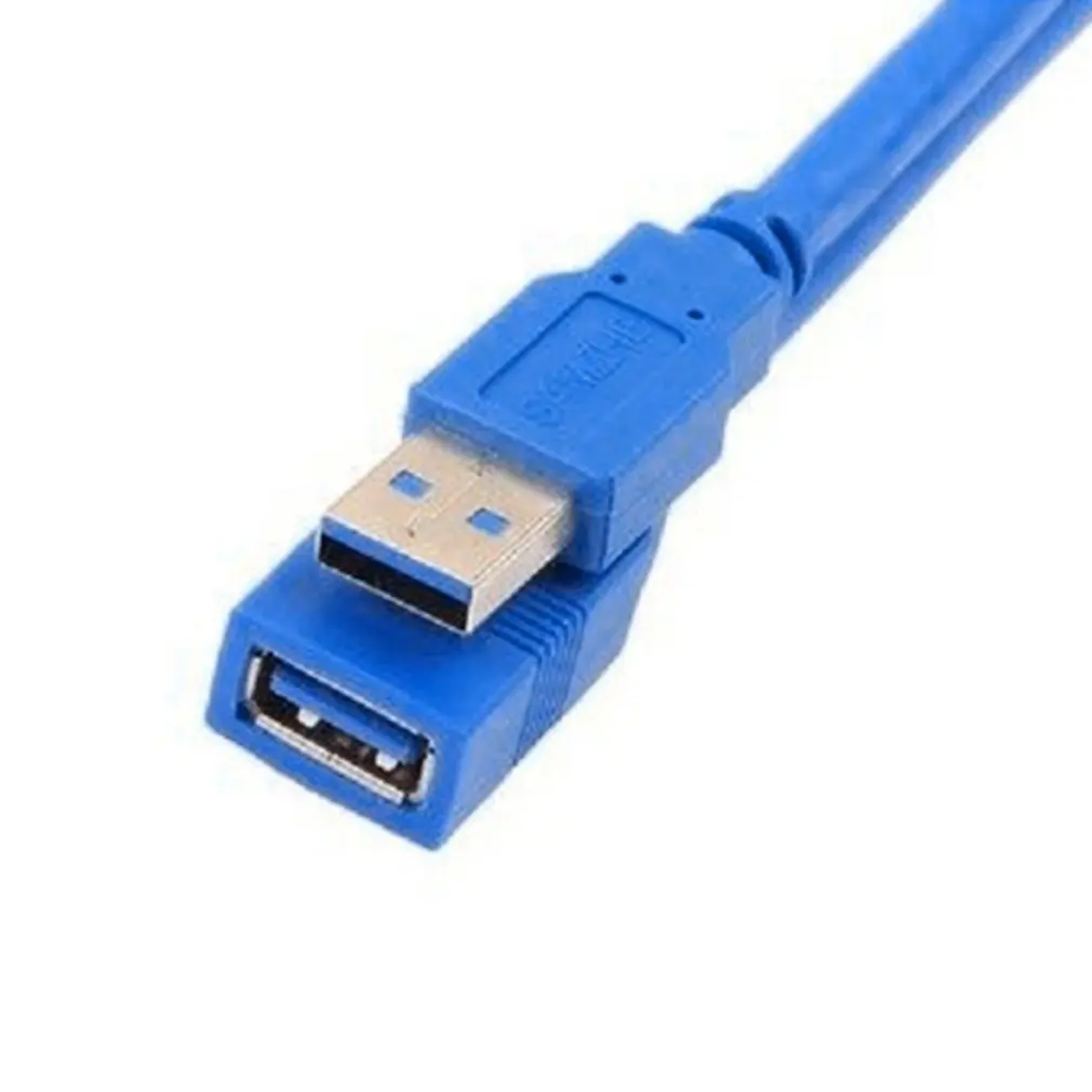 0,5 м синий USB 3,0 Тип папа-мама Супер Скоростной кабель-удлинитель конвертер адаптер компьютерный Соединительный кабель дропшиппинг