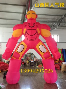 

Hot sale inflatable advertising material iron man air mold