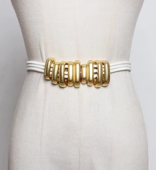 

Women 2020 news luxury designer belt fashion brief dress waistband elastic stretch brief belts cinturon mujer