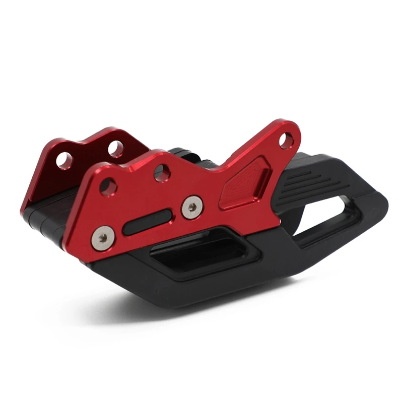 Motorcycle Chain Guide Black Red Replacement H1 CNC for Honda CR125/250 CRF250R/450R CRF450X |