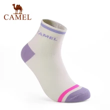 CAMEL, женские носки, хлопок, Нескользящие, средняя труба, спортивные, для бега, йоги, теплые, модные, зимние, алфавит