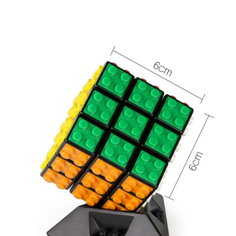 Zcube 3x3x3 60 мм кубик рубика скоростной волшебный куб антистресс ABS профессиональная головоломка Цветные Кубики для обучения игры Детские игрушки подарок