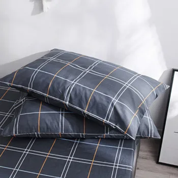 

Pillowcases Pair of Old Coarse Pillowcase Single Female Student Dormitory Household Pillowcase Envelope Simple 48 * 74cm