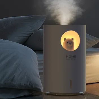 

700ml USB Ultrasonic Air Humidifier LED Night Light Cute Moon Aroma Essential Oil Diffuser Romantic Color LED Lamp Humidificador