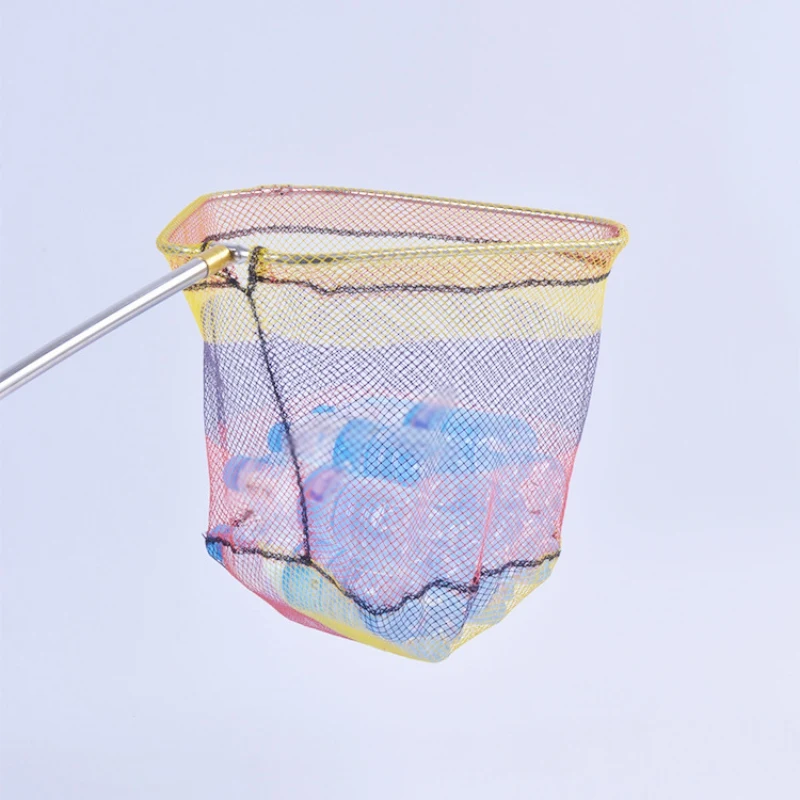 

Fishing Landing Hand Net Folding Triangle Stainless Steel Frame Nylon Mesh Net Fishing Hand Net Head Fish Brail Net EKN98