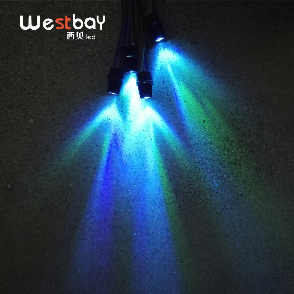 2 Вт регулируемый светильник с источником света RGB источник освещения для