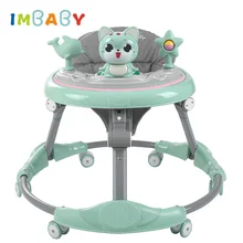 IMBABY ходунки для малышей 6-Регулировка скорости мульти-Функция с защитой от падений, анти-O-ноги Для мужчин и Для женщин малыш Walker
