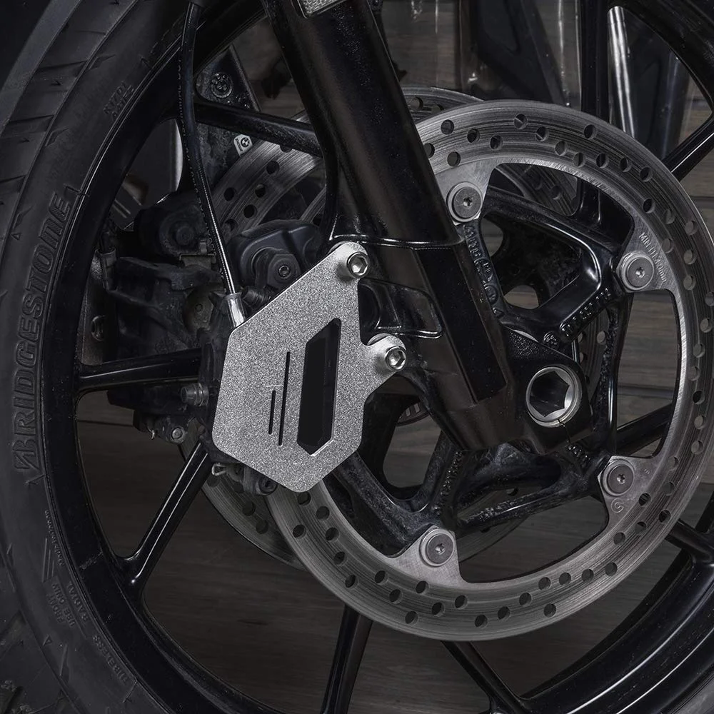 CNC алюминиевый передний тормозной суппорт Защитная крышка для BMW F750GS F850GS F750 F850 GS аксессуары для мотоциклов(Silv