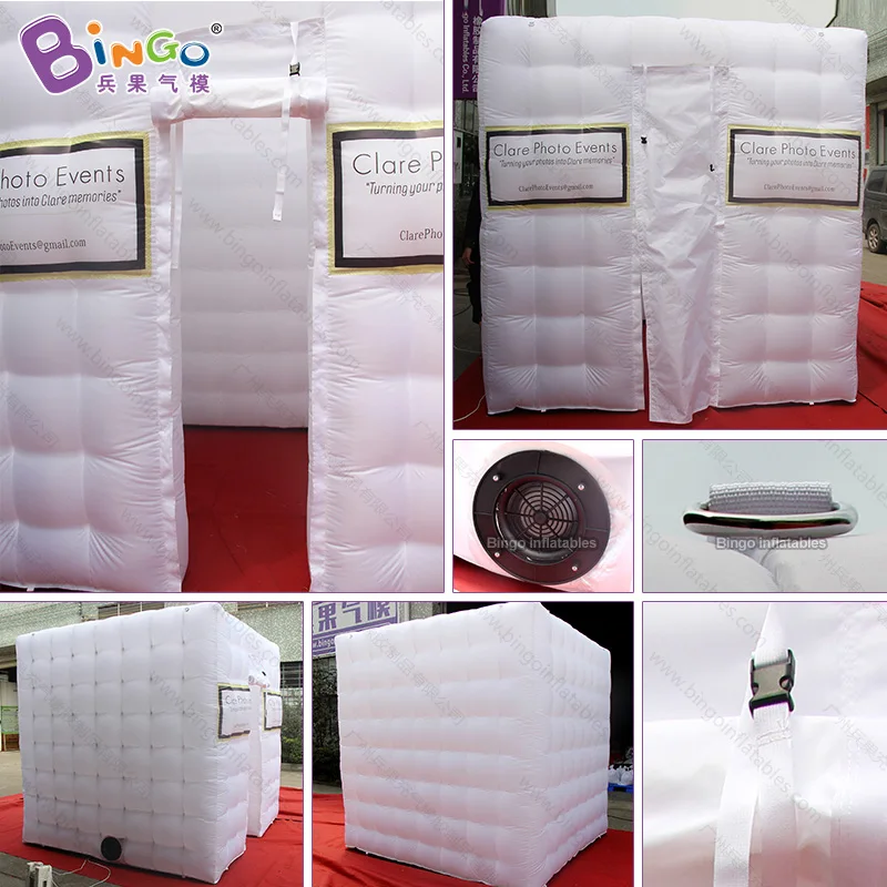 2.4M Cube Mobile Inflatable Photo Booth Tent With FREE LOGO Print - BG-T0022 4