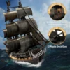 CubicFun 3D Puzzle for Adults LED Pirate Ship, Large Queen Anne's Revenge Desk Puzzles, DIY Model Building Kits Toys For Teens 2