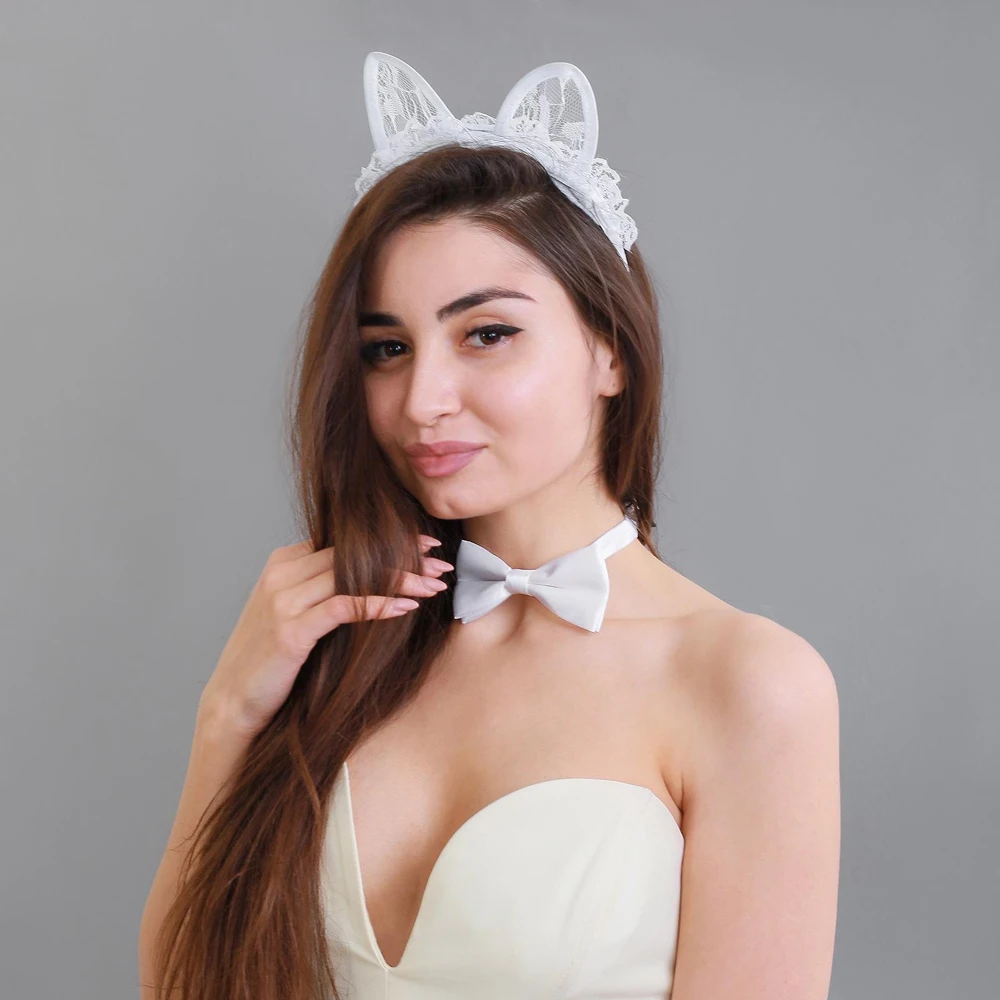 Карнавальный набор Доведи меня до сарказма ободок-ушки бабочка термопринт |