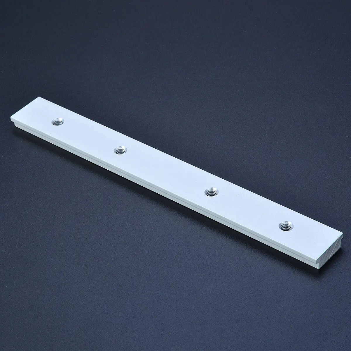 1pc 200mm Aluminium Slide Slab M6 T Track Slot Miter Track Fixture Slot Fixed Slide Slab for Table DIY Woodworking Tool Used