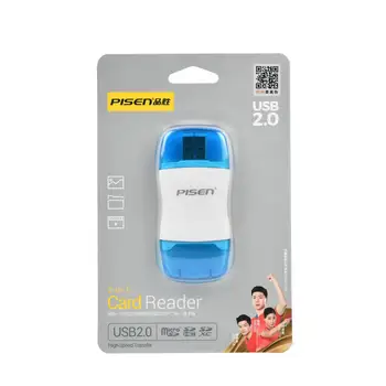 

PISEN Card Reader Multi-functional SD Card TF-in-USB Drive Universal SDHC Android Mobile Phone Single-lens Reflex Camera Camera