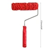 7 Inch Decorative Paint Roller Pattern Embossed Texture Painting Tools for Wall Airless Pintura Machine Household Brush Rubber 6
