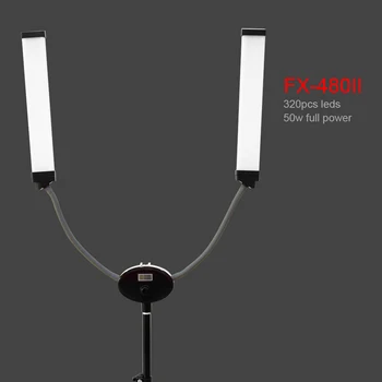 

Yidoblo FX-480II Led Ring Lamp Light Bi-color Dimmable 3200-5500K Photograthic Lighting Led Photo Studio Light Kits