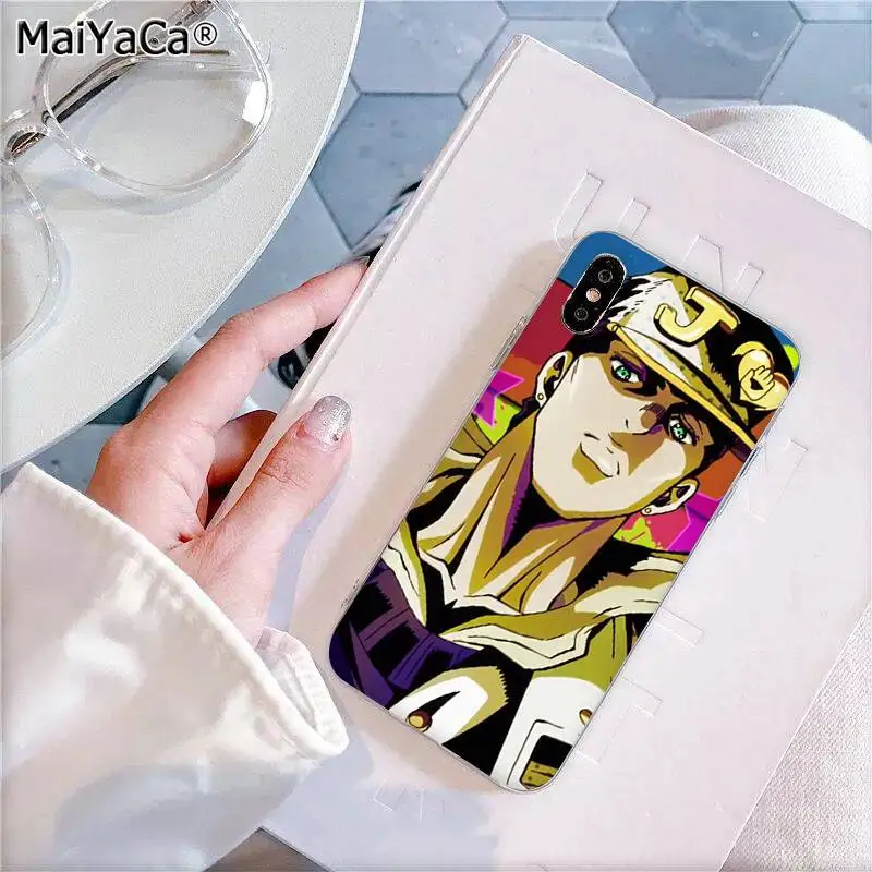 MaiYaCa JoJo Необычные Приключения JoJo аниме пользовательские мягкий чехол для телефона iPhone 11 pro XS MAX 8 7 6 6S Plus X 5 5S SE XR