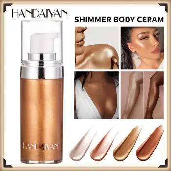 

2020 Highlighters Liquid Foundation Long Lasting Performance Moisturizer Face Base Beauty Glazed Concealer Body Cream Makeup Hot