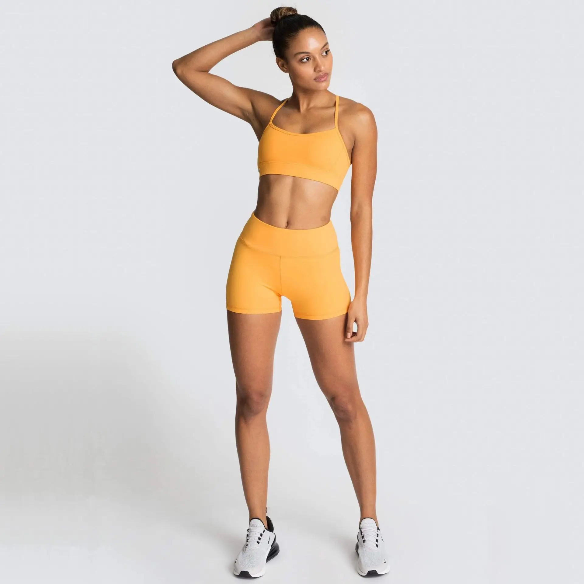 SET ACTIVE Orange Sports Bras for Women