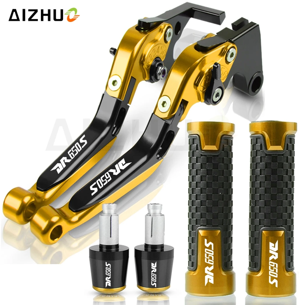 

DR 650 S Motorcycle CNC Brake Clutch Levers Handlebar Knobs Handle Hand Grips Ends FOR SUZUKI DR650 S SE DR650S DR650 1994-2010
