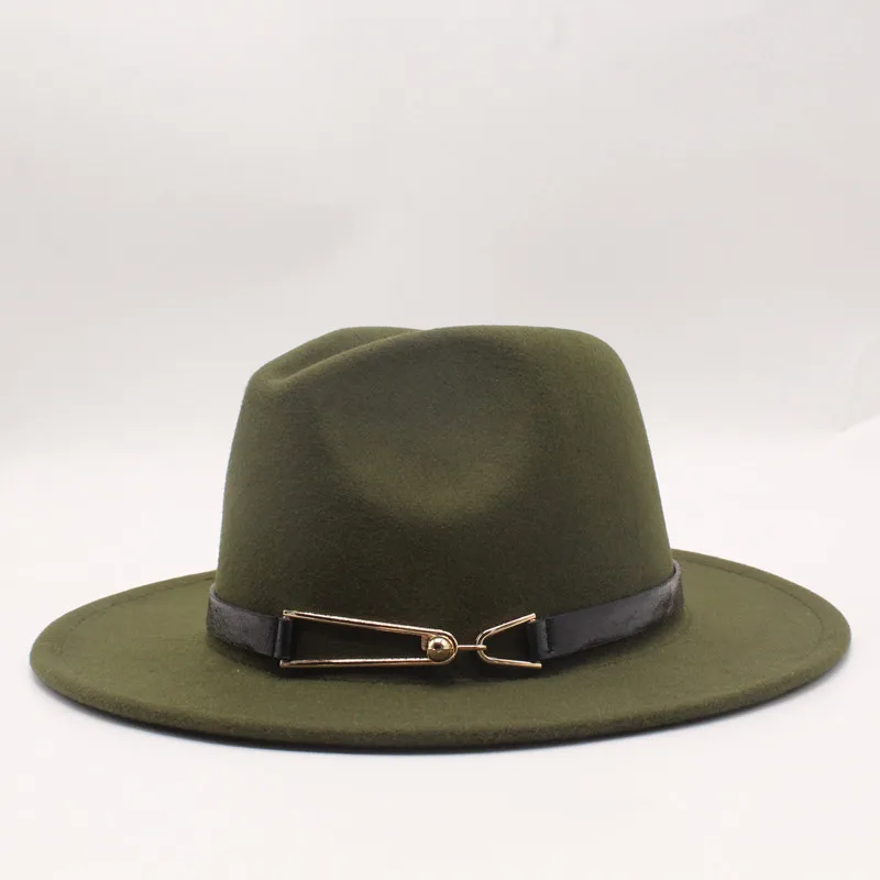 Зимние фетровые шляпы «Fedora» мужские Имитация шерсти церковные осенние модные шляпы с широкими полями женские фетровые шляпы