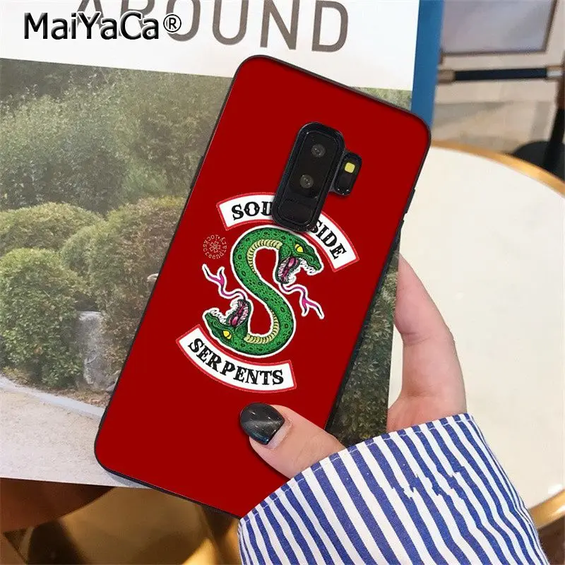 MaiYaCa ривердейл южной стороне змеи змея ТПУ мягкий чехол для телефона для samsung S9 S9 плюс S5 S6 S6edge S6plus S7 S7edge S8 S8plus