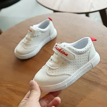 

Children Casual Sport Shoes Baby Boys Girls Soft Sneakers Kids Child Leather Running Shoes Kids Fashion Sneakers B858