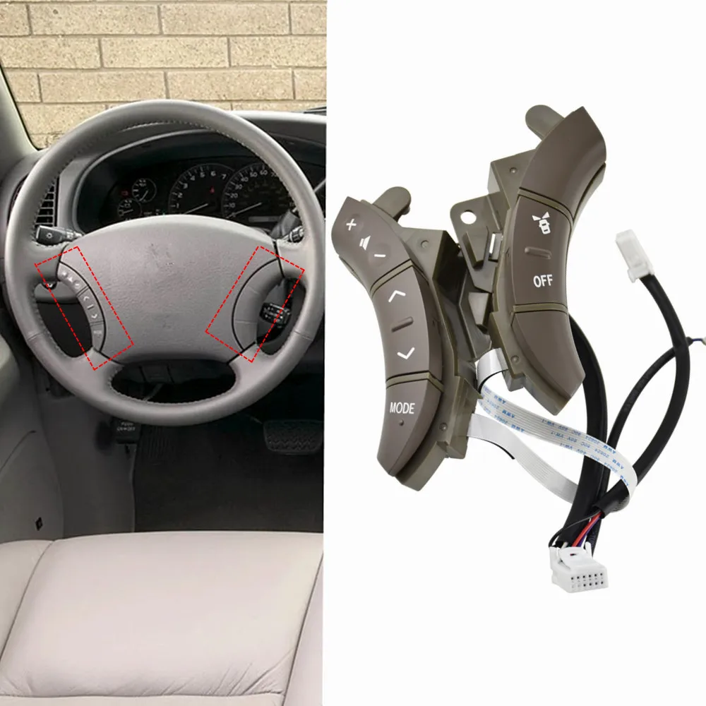 Переключатель на рулевое колесо аудио Радиоуправление для Toyota Highlander Land Cruiser 2003-2009
