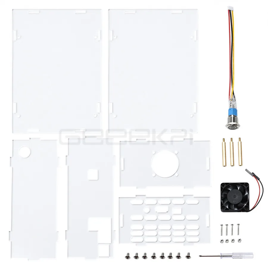 Capa Acrílica para X630 V2.0 3.5 Sata Hdd Disco Rígido Armazenamento Placa de Expansão para Raspberry pi 3b Mais 3b 2b Acessórios p/ quadro de demonstração - Imagem 3