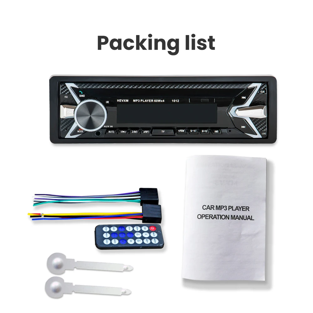 AOSHIKE 12 в автомобильный аудио стерео радио Bluetooth V3.0 In-dash 1 Din FM Aux вход приемник SD TF USB MP3 MMC WMA автомобильный Радио плеер