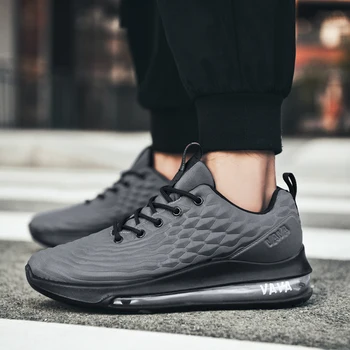 

Spring New Running Shoes Fish Scale Air Cushion Casual Sneakers Breathable Casual Sports Shoes Lightweight Casual Sports Shoes