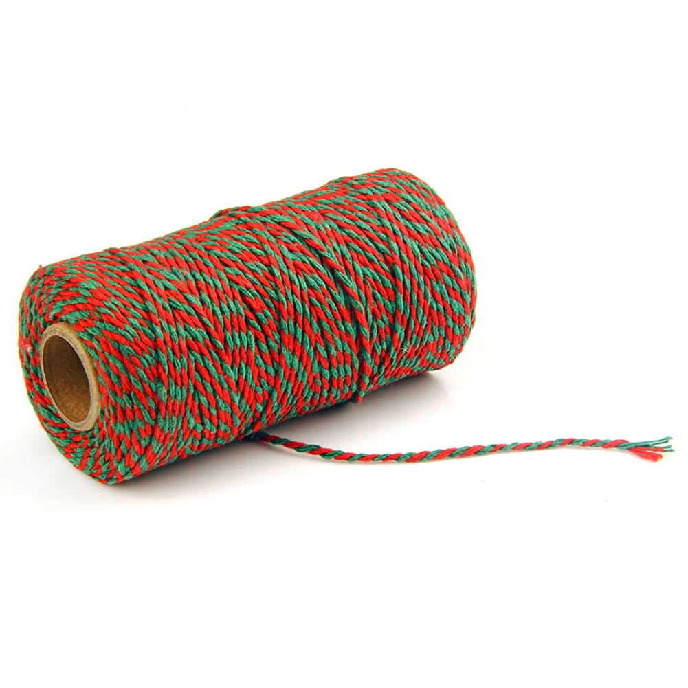 Red Green Хлопок струны многофункциональный подарок украшение поглощение влаги двухцветная сильная традиционная Fabala экологически чистые - Цвет: Red Green