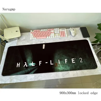 

half life mousepad 80x30cm gaming mouse pad big gamer mat Mass pattern game computer desk padmouse keyboard cute large play mats
