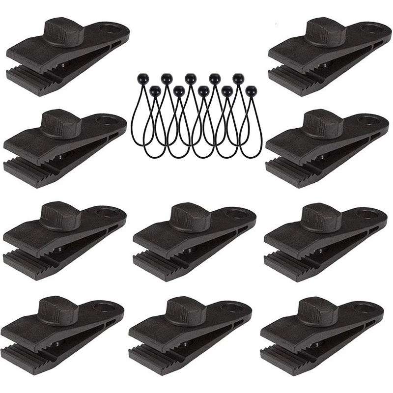 Tarp Clips Heavy Duty Lock Grip 20 Pack Clamps Shark Tent Fasteners Holder Pool Awning Cover Bungee Cor | Спорт и развлечения