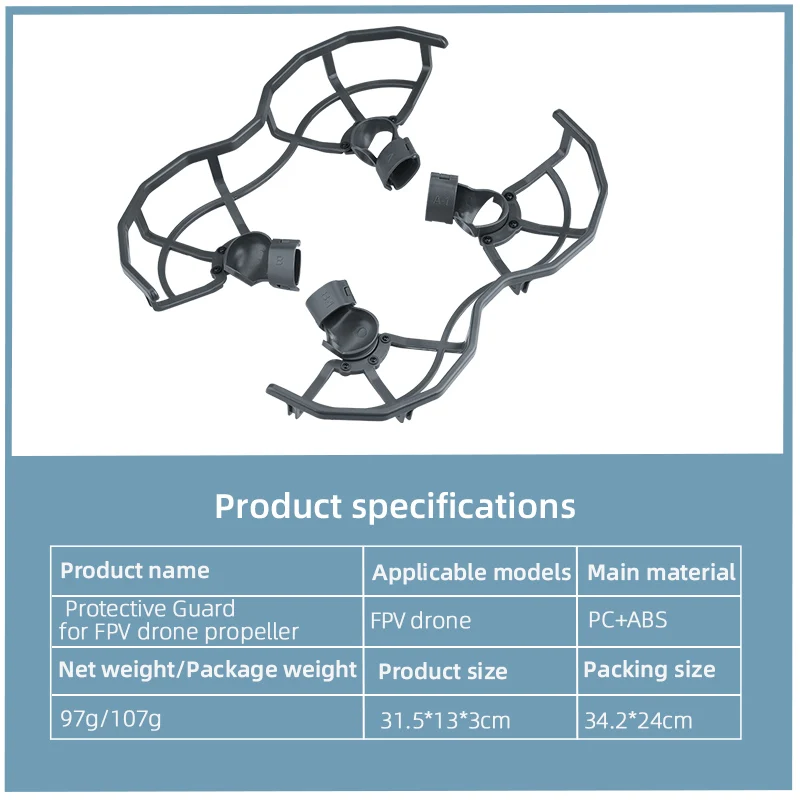 5328S Propeller, 97g/107g Packing size 31.5*13*3cm 34.2